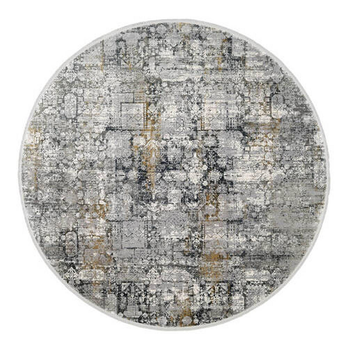 WEBTEPPICH 240 cm Sinfonia Grau, Goldfarben  - Goldfarben/Grau, Design, Textil (240cm) - Musterring