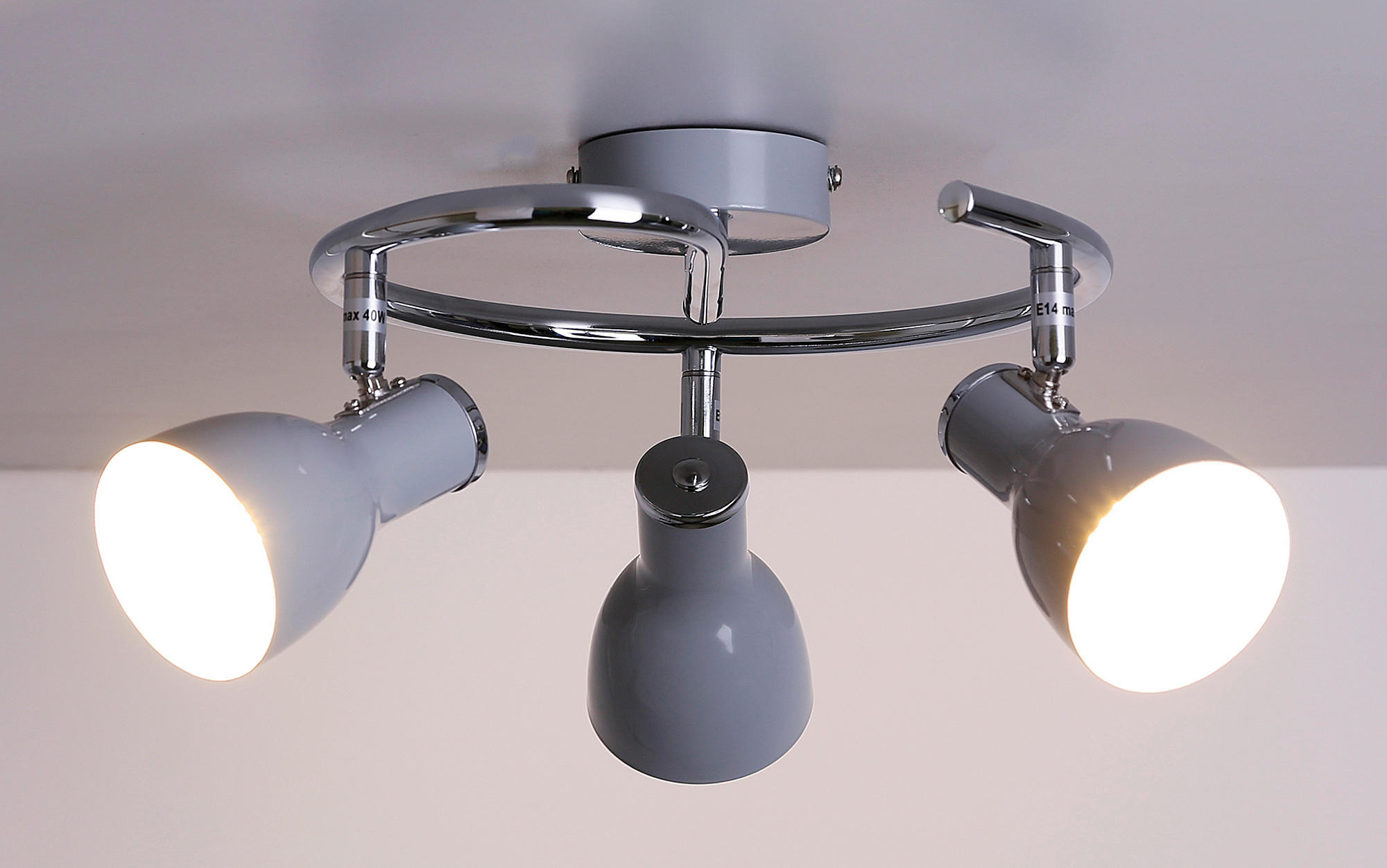SPOTLIGHT 42/42/16 cm   - grå, Basics, metall (42/42/16cm)
