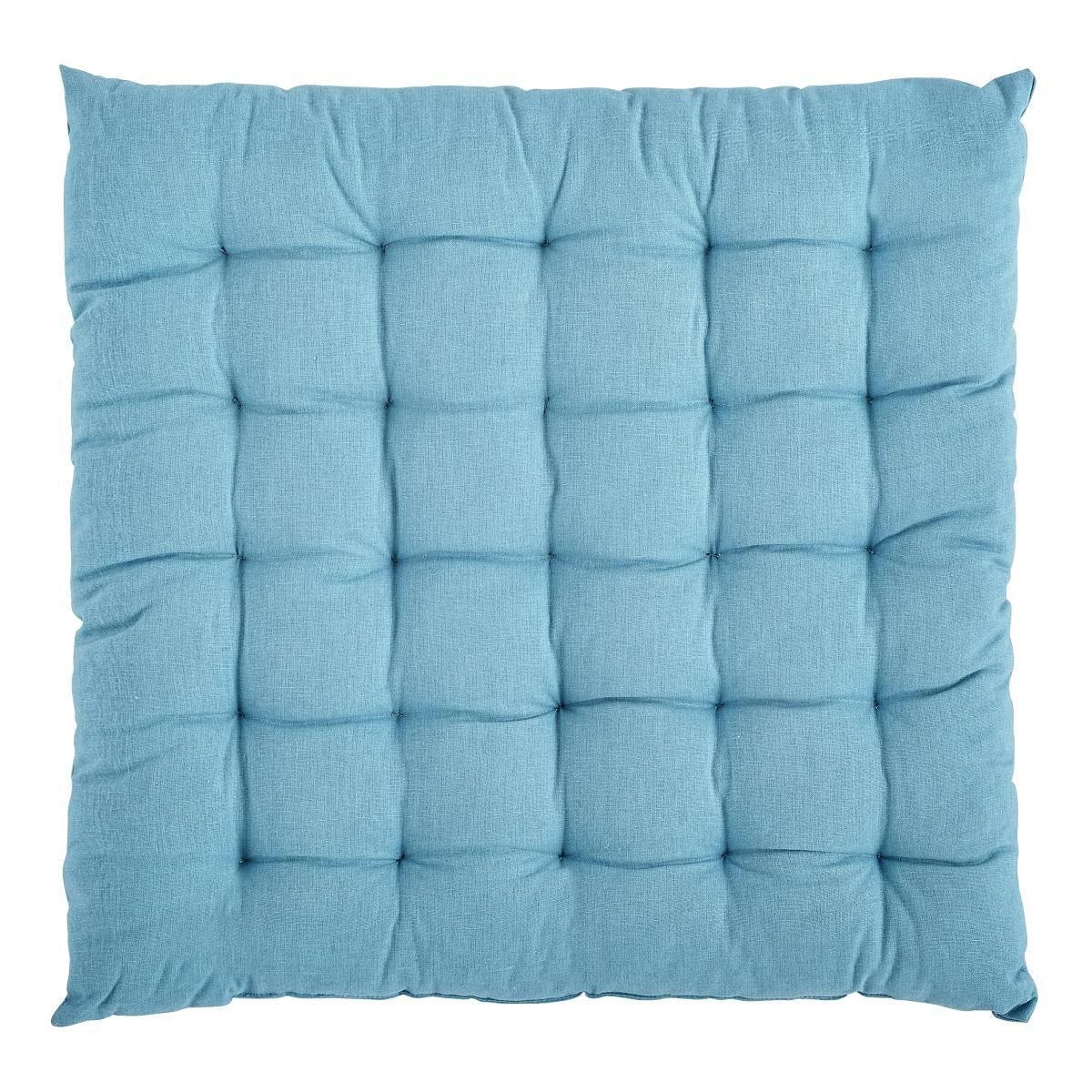 SITZKISSEN 40/40 cm  - Blau, Design, Textil (40/40cm) - Boxxx
