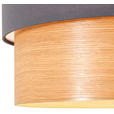 HÄNGELEUCHTE 45/120 cm  - Anthrazit, MODERN, Holz/Kunststoff (45/120cm) - Novel