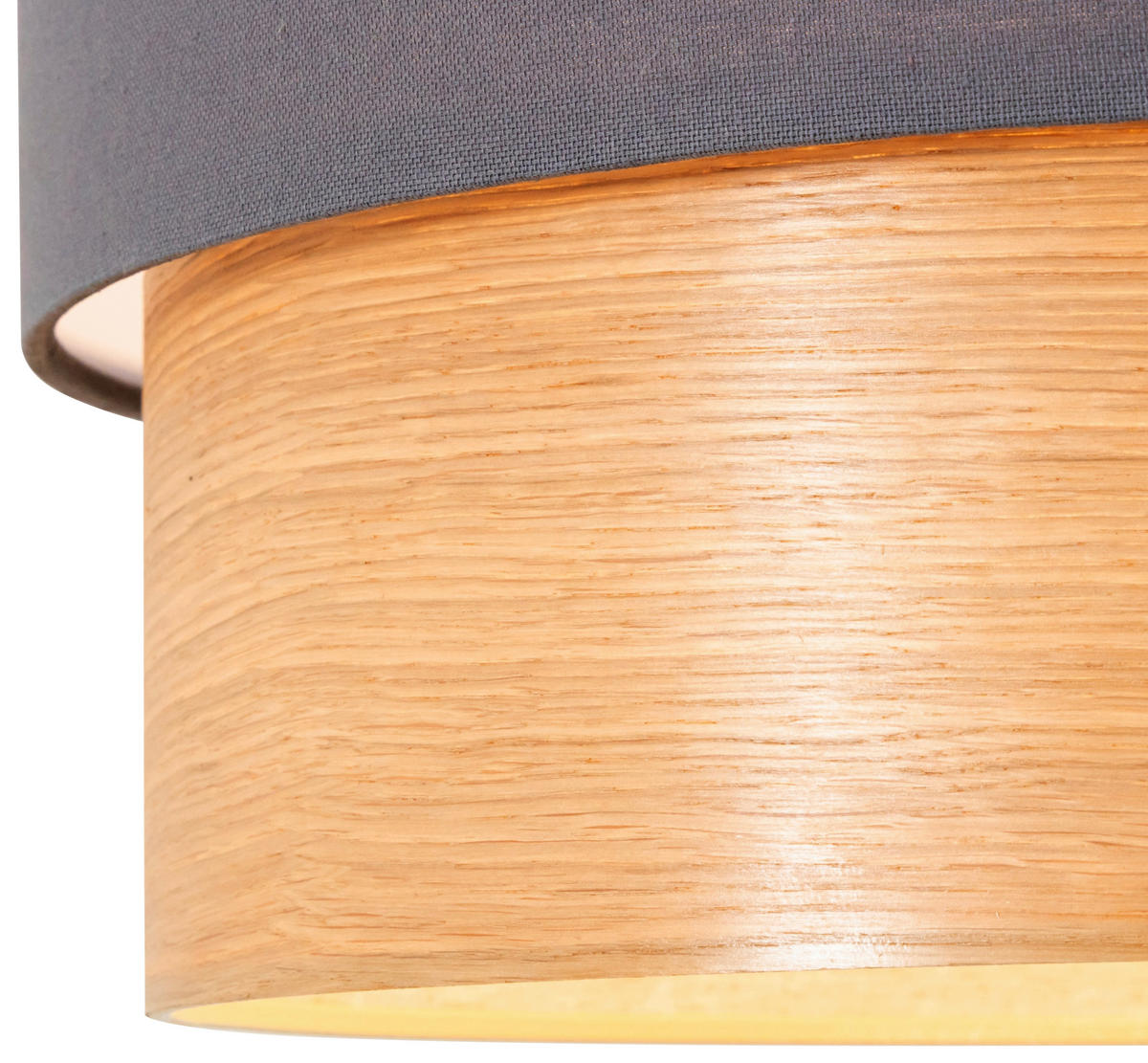 HÄNGELEUCHTE 45/120 cm  - Anthrazit, MODERN, Holz/Kunststoff (45/120cm) - Novel