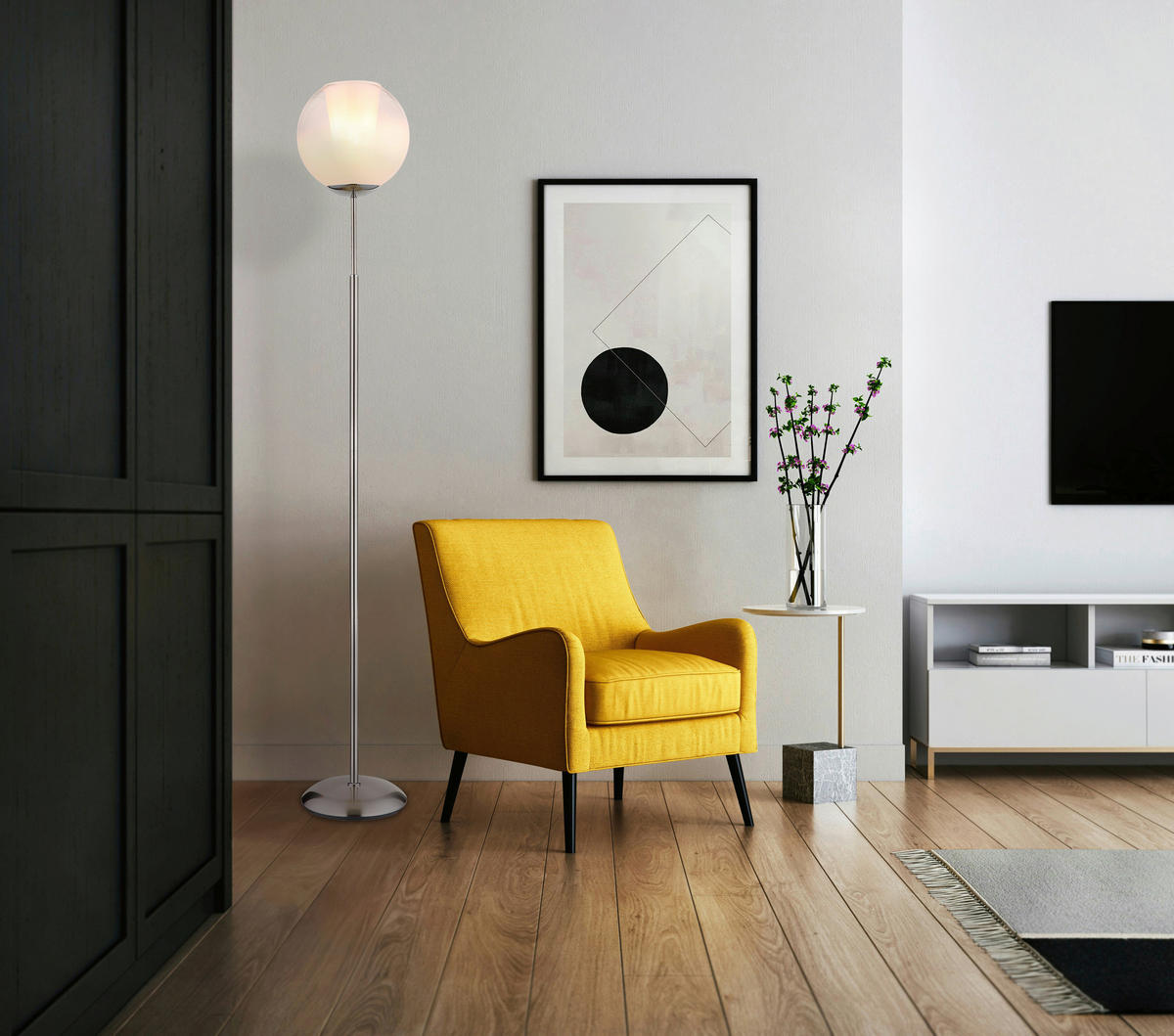 STOJACÍ LAMPA, 25/154,5 cm  - Basics (25/154,5cm) - Globo