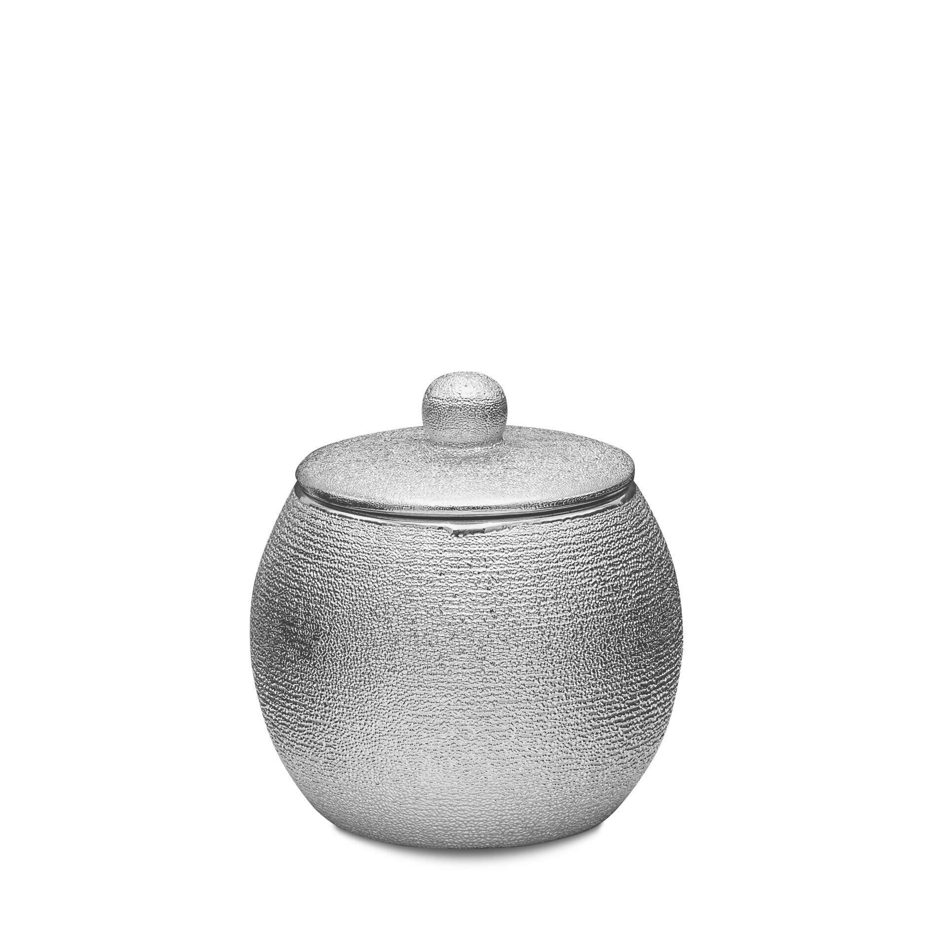 WATTEDOSE  - Silberfarben, Basics, Keramik (9,5/9,6/9,5cm) - Sadena