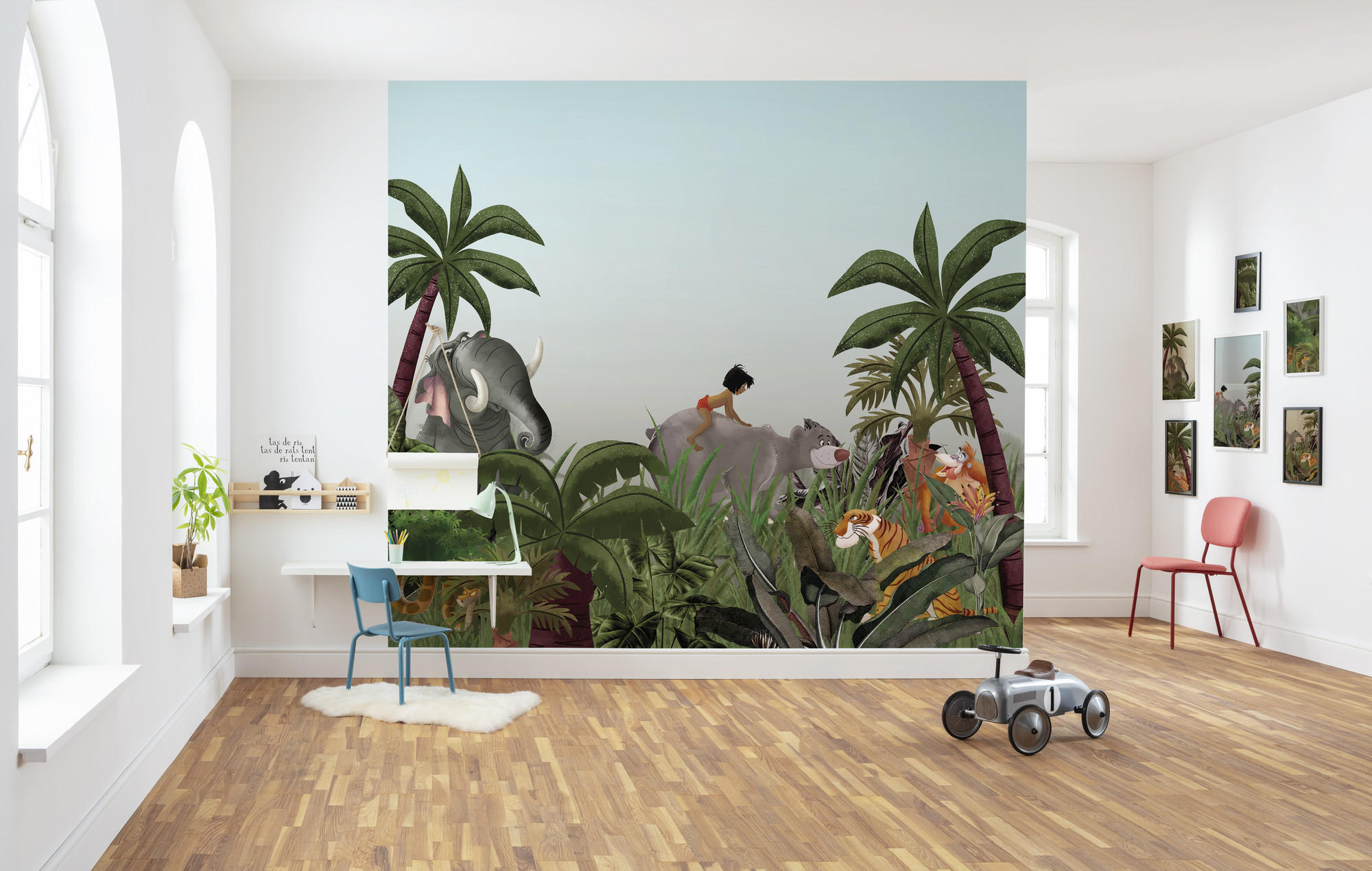 FOTOTAPETE  - Blau/Grün, Trend, Textil (300/280cm) - Xora