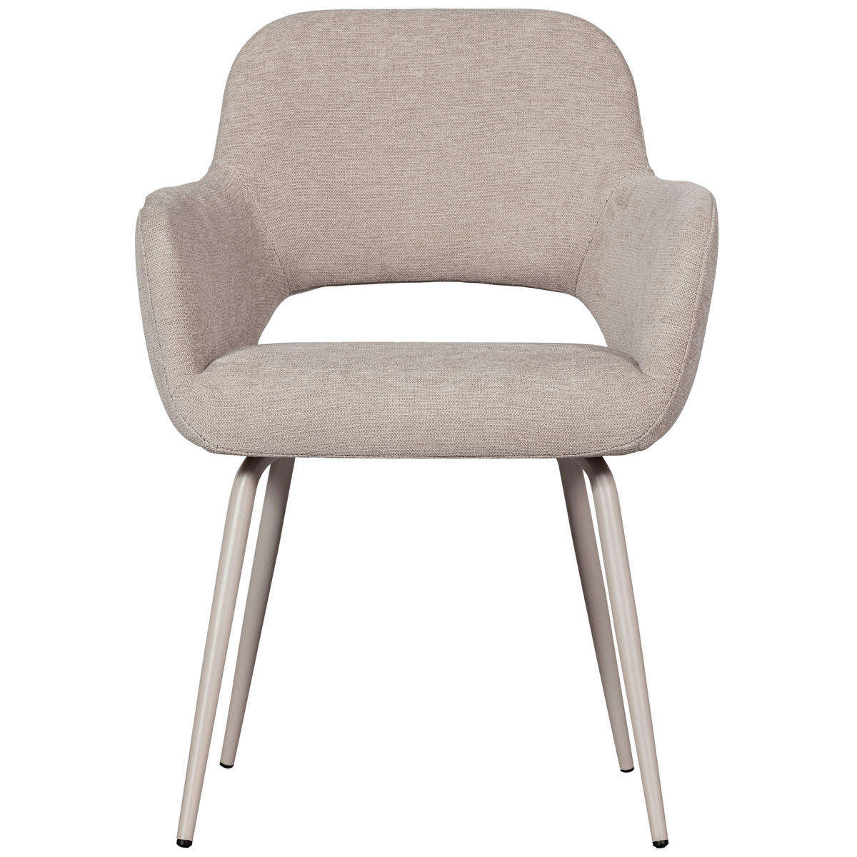 ARMLEHNSTUHL-SET 2 Stück  in Webstoff  - Naturfarben, MODERN, Textil/Metall (58/80/58cm) - Livetastic
