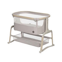 OBPOSTELJNA POSTELJICA Iora Air 97/74,7/52,3 cm bež  - bež, Basics, kovina/umetna masa (97/74,7/52,3cm) - Maxi-Cosi
