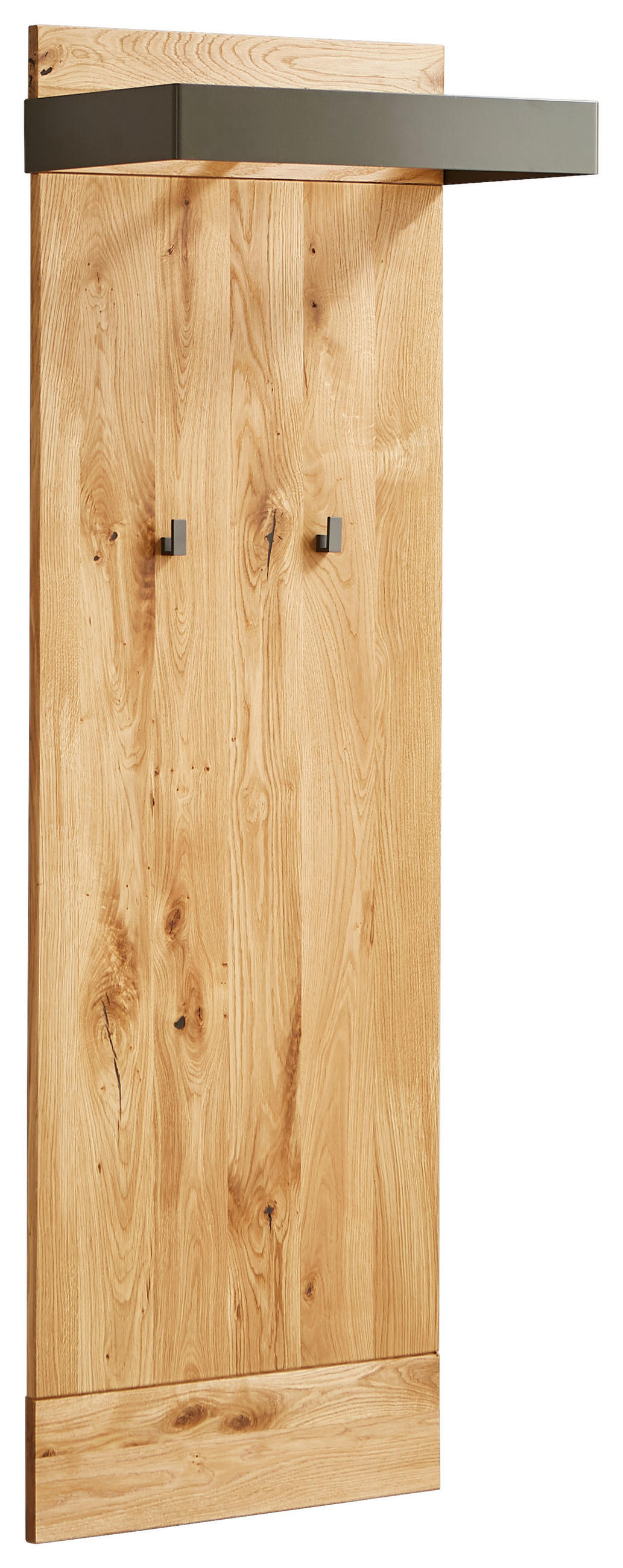 GARDEROBENPANEEL  in 56/165/32 cm  - Eichefarben/Anthrazit, Natur, Holz/Metall (56/165/32cm) - Waldwelt