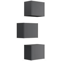 HÄNGESCHRANK 41,4/33,3/25 cm  - Graphitfarben, MODERN, Holzwerkstoff (41,4/33,3/25cm) - MID.YOU