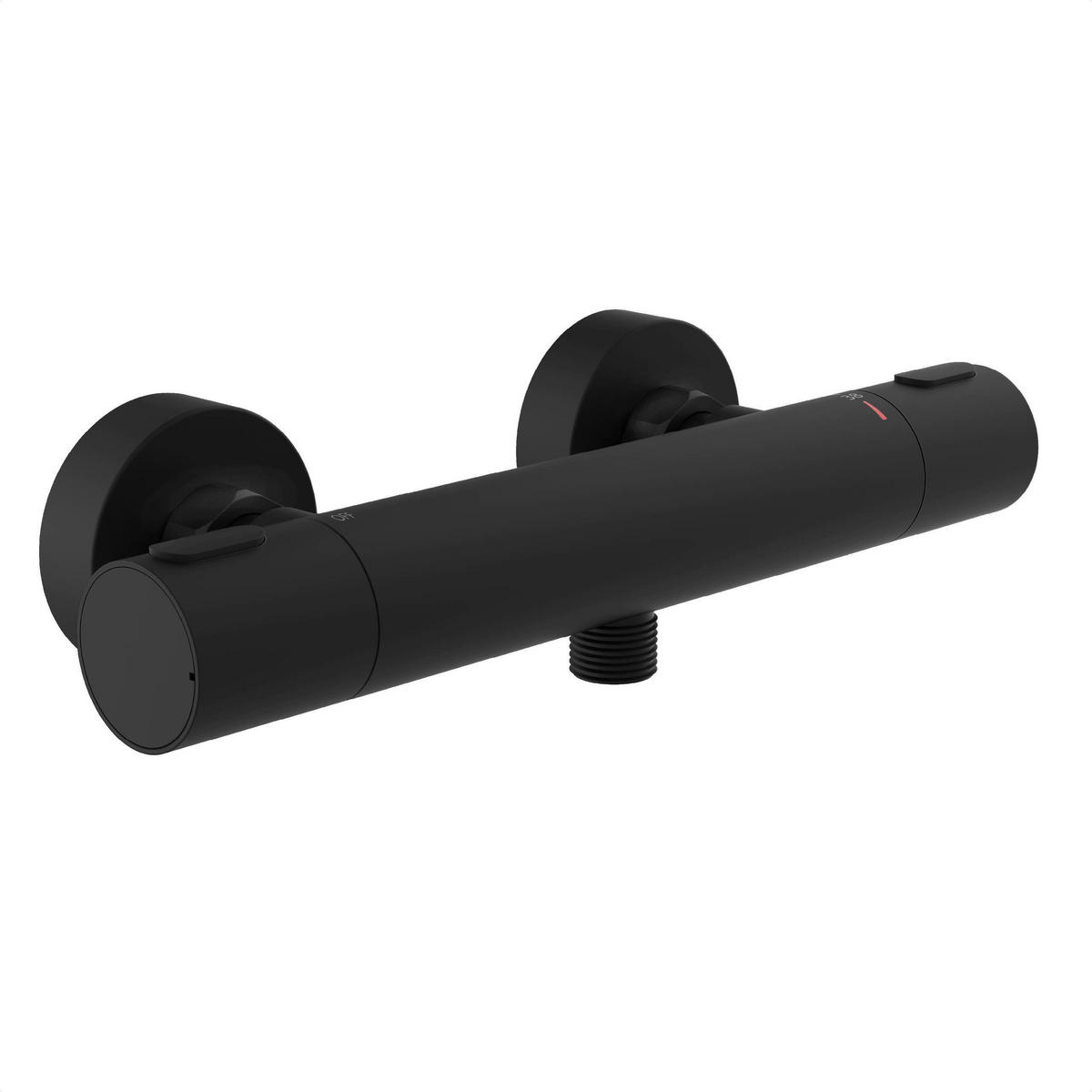 DUSCHARMATUR  - Schwarz, Design, Metall (28/4/9,5cm) - Schütte