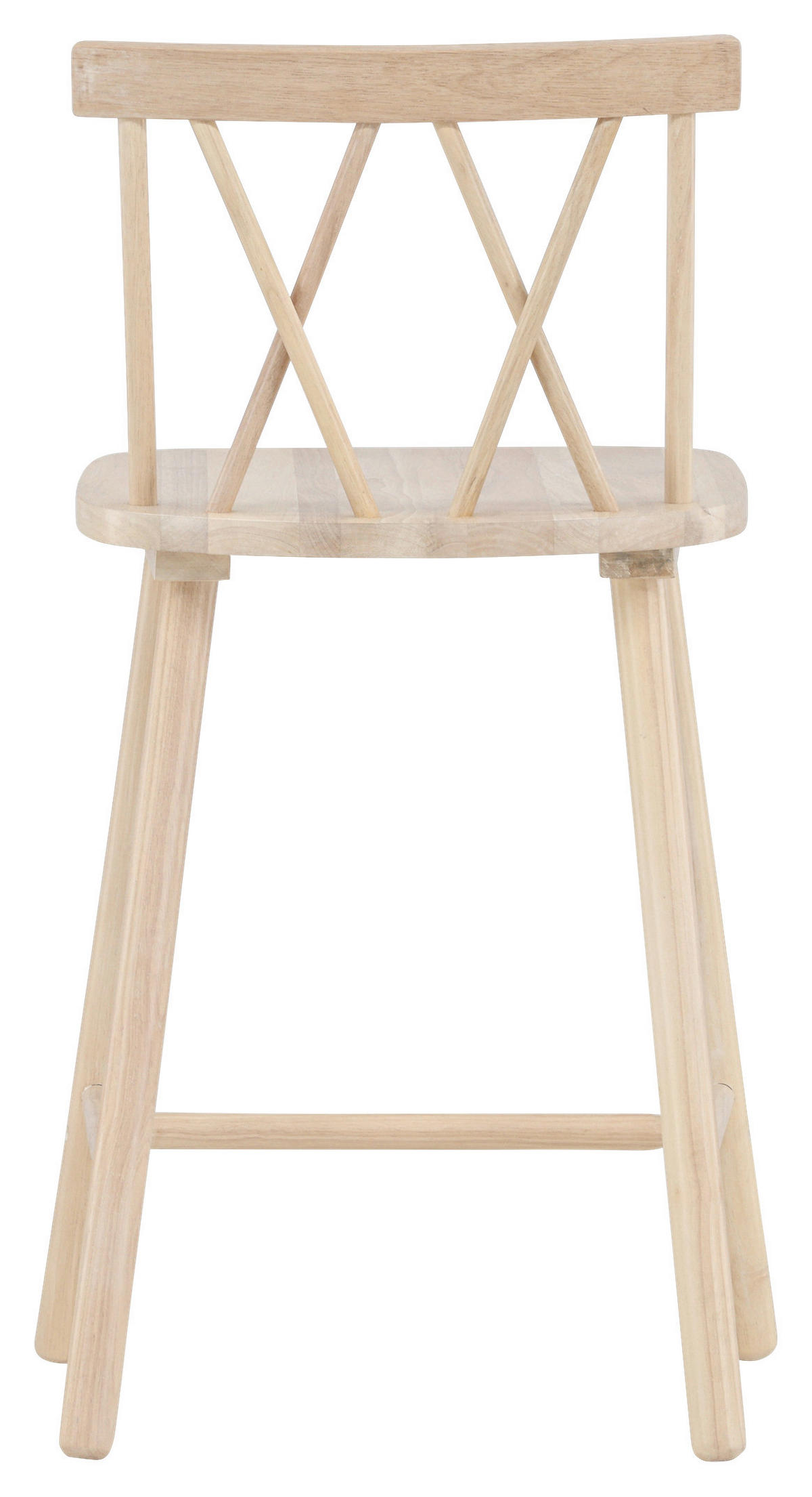 BARHOCKER-SET Weiß Kautschukholz abwischbar  - Weiß, Design, Holz (43/90/44cm) - Livetastic