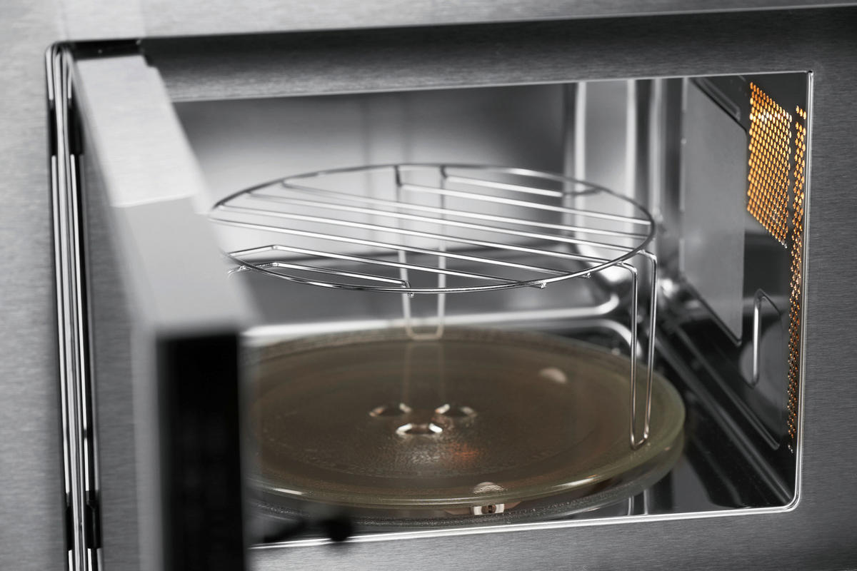 INBYGGD MIKROVÅGSUGN MW800  - stålfärgad, Trend, metall/glas (59,5/38,8/34,4cm) - Respekta