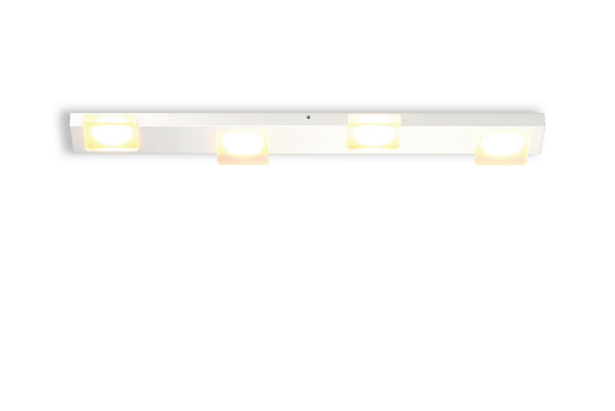 LED-DECKENLEUCHTE 72/12/3 cm  - Weiß, Design, Metall (72/12/3cm) - BOPP