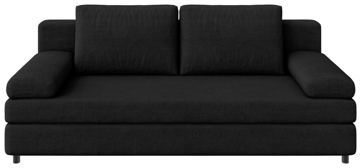 ROZKLÁDACÍ POHOVKA, textil, antracitová - černá/antracitová, Design, textil/plast (200/88/87cm) - Ti'me