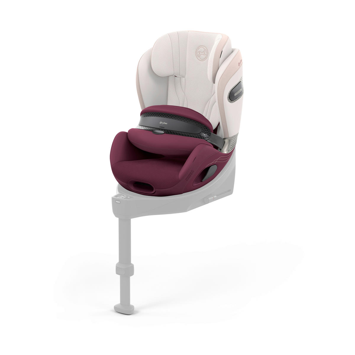 KINDERAUTOSITZ Anoris S Style Quartz Pink  - Hellrosa, Basics, Kunststoff/Textil (49/45/58cm) - cybex PLATINUM