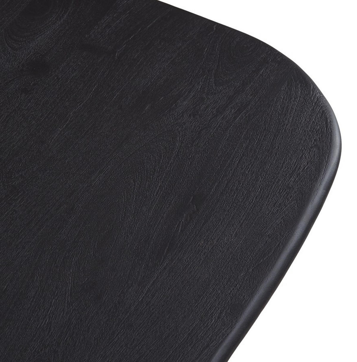 COUCHTISCH Akazie vollmassiv 110/33/70 cm organisch Schwarz  - Schwarz, KONVENTIONELL, Holz (110/33/70cm) - Livetastic