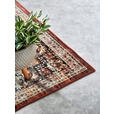 VINTAGE-TEPPICH 120/160/160 cm Asya Dunkelblau, Dunkelrot  - Dunkelblau/Dunkelrot, Design, Kunststoff/Textil (120/160/160cm) - Novel