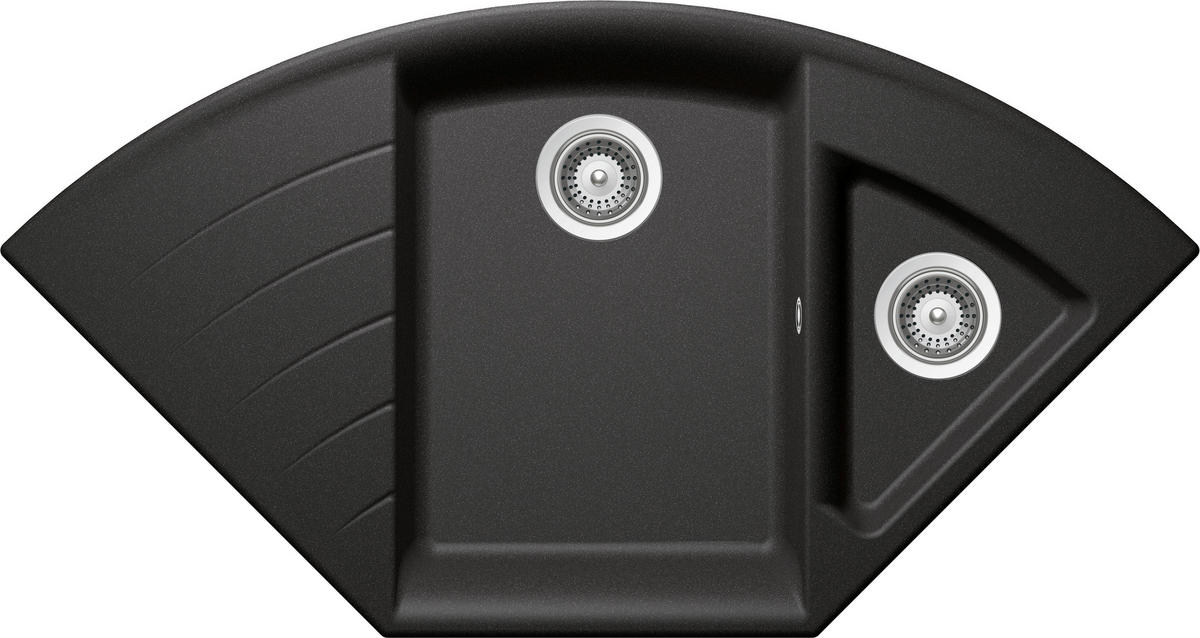 SPÜLE LOTC150USTO  - Graphitfarben, Basics, Stein (108,2/57,5cm) - Schock