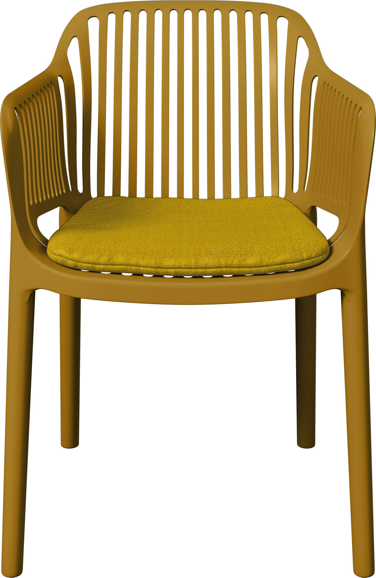 STAPELSESSEL Gelb  - Gelb, Basics, Kunststoff/Textil (55/80/60cm) - Ambia Garden