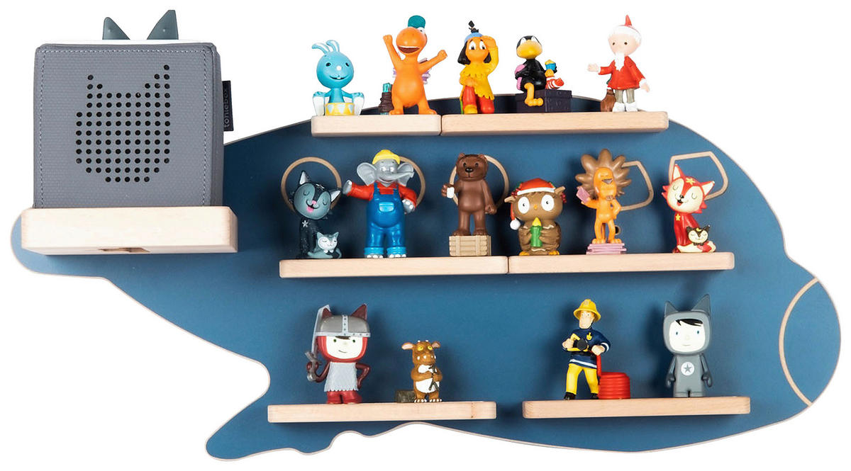 KINDERREGAL 60/30/19 cm  - Blau, MODERN, Holzwerkstoff (60/30/19cm) - MID.YOU