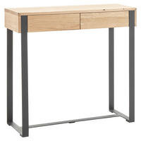 KONSOLBORD i trä, metall 100/35/92,5 cm    - svart/ekfärgad, Natur, metall/trä (100/35/92,5cm) - Livetastic