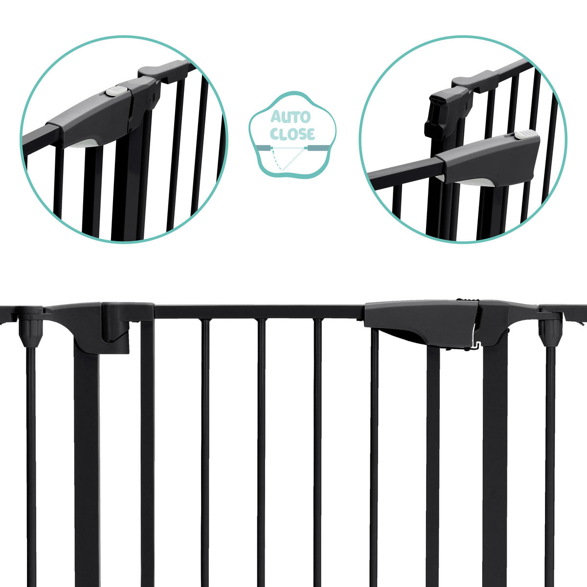 KAMINSCHUTZGITTER - Schwarz, Basics, Metall (320/75cm) - Fillikid