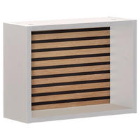 REGAL Weiß, Eichefarben  - Eichefarben/Weiß, MODERN, Holzwerkstoff (40,2/30,2/15,7cm) - MID.YOU