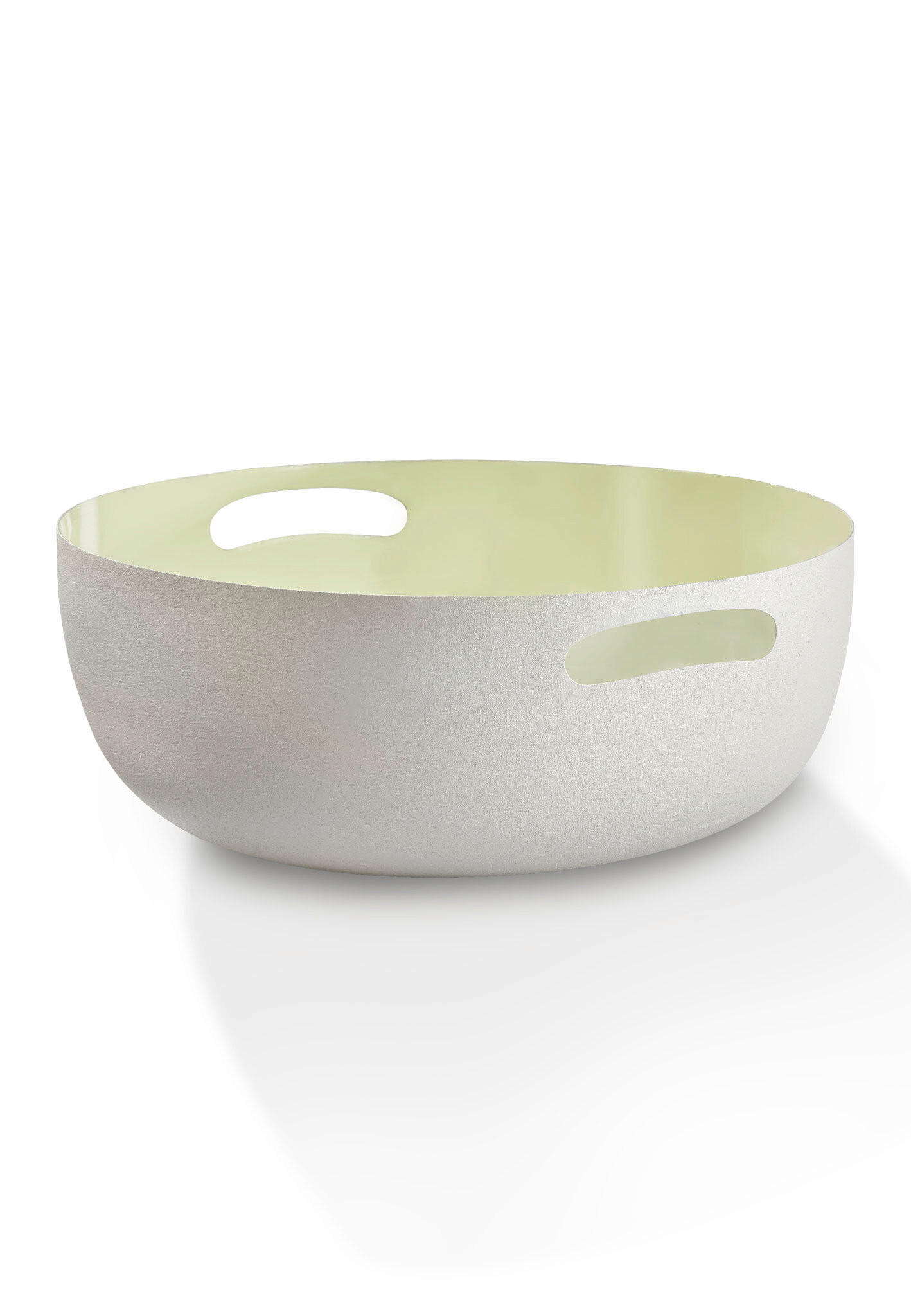DEKORSKÅL  30/12,5 cm   - greige/salviagrön, Basics, metall (30/12,5cm) - FYNCH-HATTON