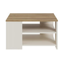 KONFERENČNÍ STOLEK, pískové barvy, kompozitní dřevo, 80/45/80 cm - pískové barvy, Design, kompozitní dřevo (80/45/80cm) - Hom`in