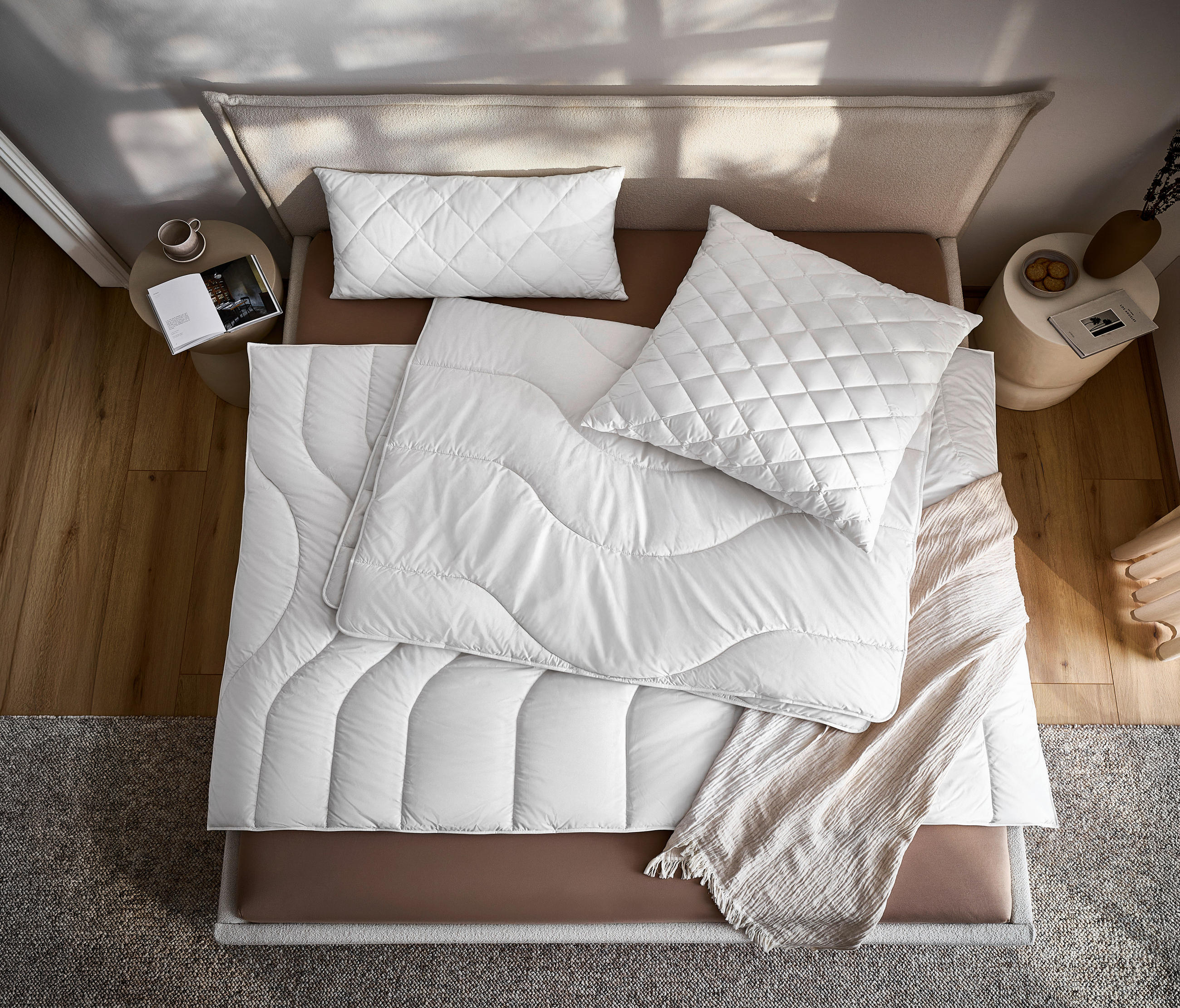 GANZJAHRESDECKE  Copa  135/200 cm   - Weiß, Basics, Textil (135/200cm) - Sleeptex