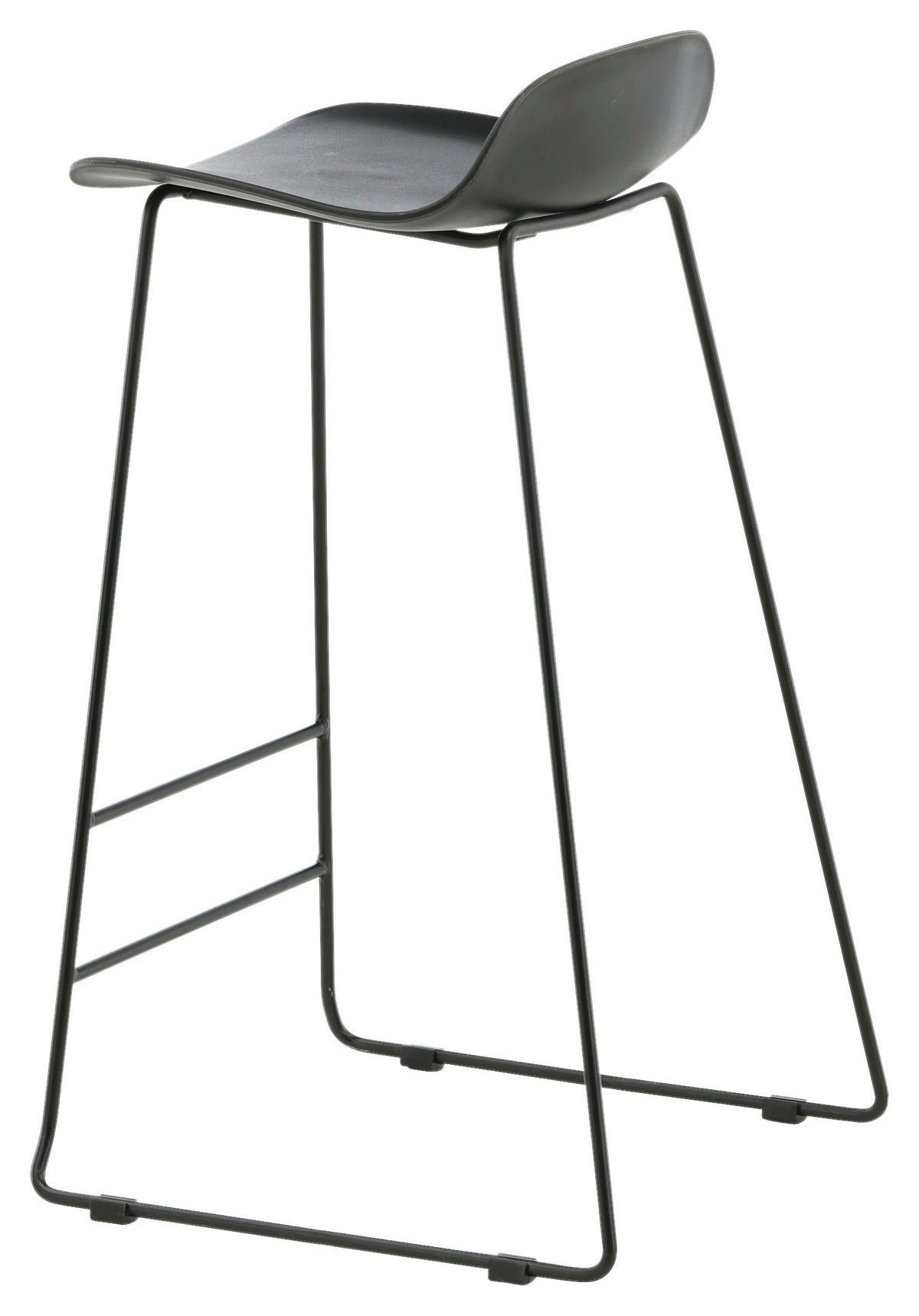 BARPALL SET i svart  - svart, Design, metall/plast (50/87/42cm) - Livetastic