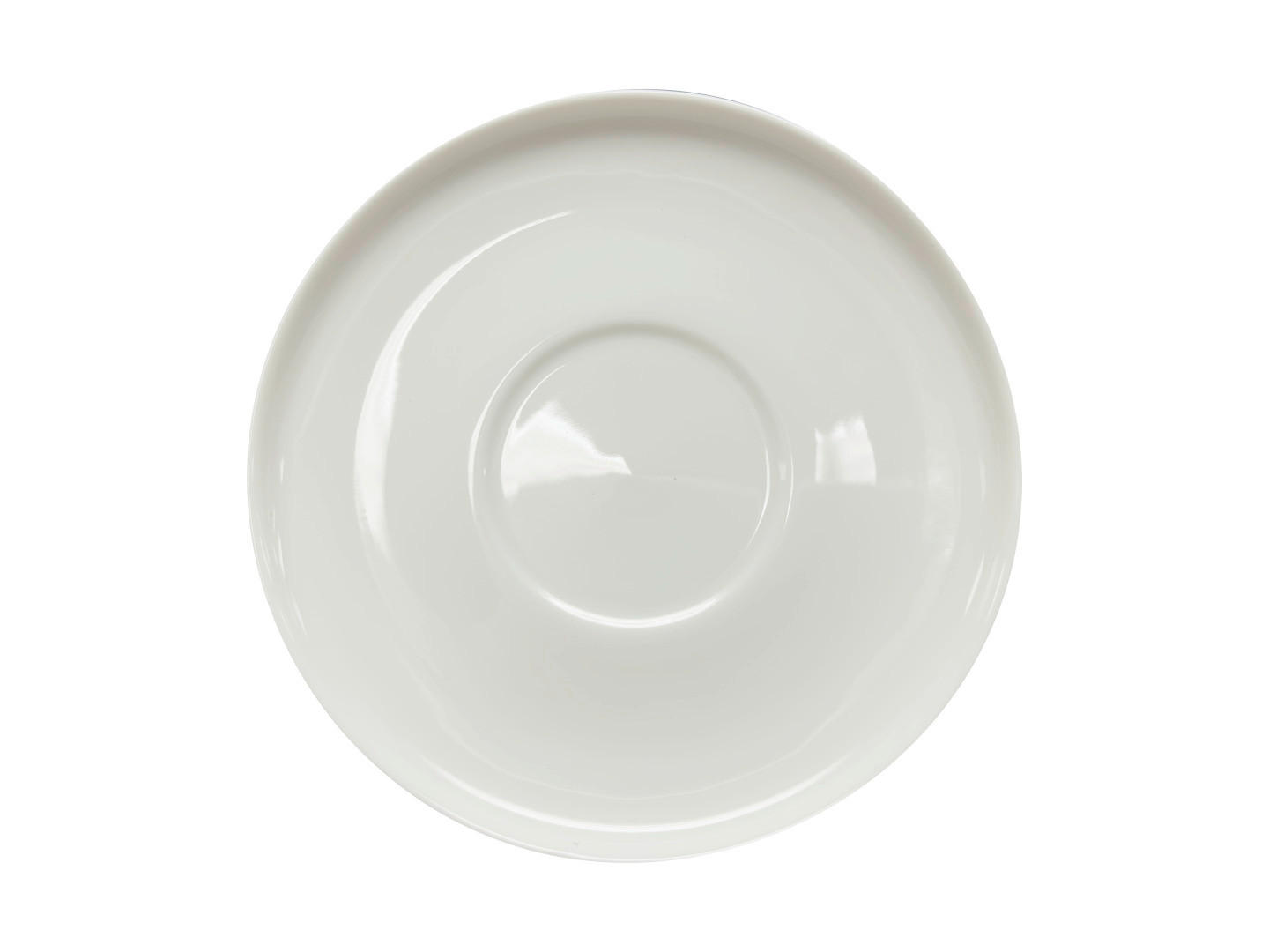 UNTERTASSE Vola 15 cm  - Weiß, Design, Keramik (15cm) - Novel