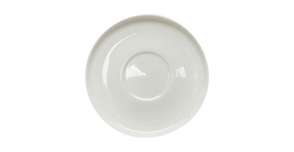 UNTERTASSE Vola 15 cm  - Weiß, Design, Keramik (15cm) - Novel