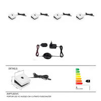 LED-KLEMMLEUCHTE - Silberfarben, KONVENTIONELL, Kunststoff - Livetastic
