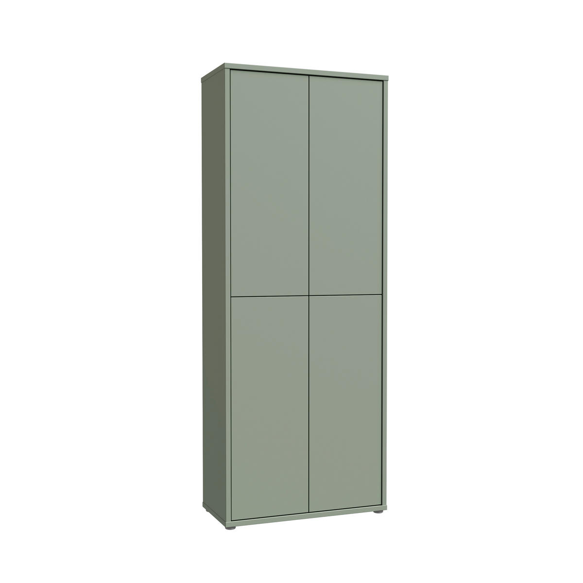 OMARA ZA ČEVLJE žajbljevo zelena - siva/žajbljevo zelena, Basics, umetna masa/leseni material (75/192/35cm) - MID.YOU