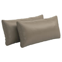 NIERENKISSEN  - Grau, Konventionell, Leder (65/25cm) - Sit & More