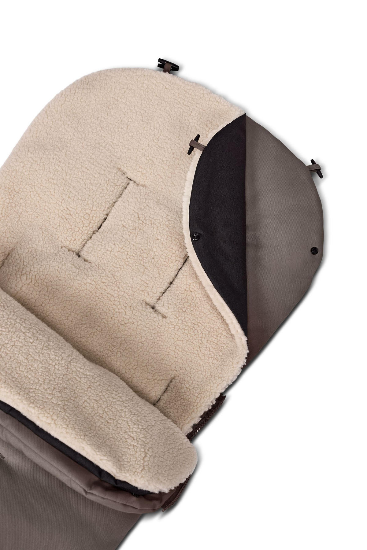 BUGGY-FUßSACK K26  - Greige, Basics, Textil (40/8/96cm) - Moon