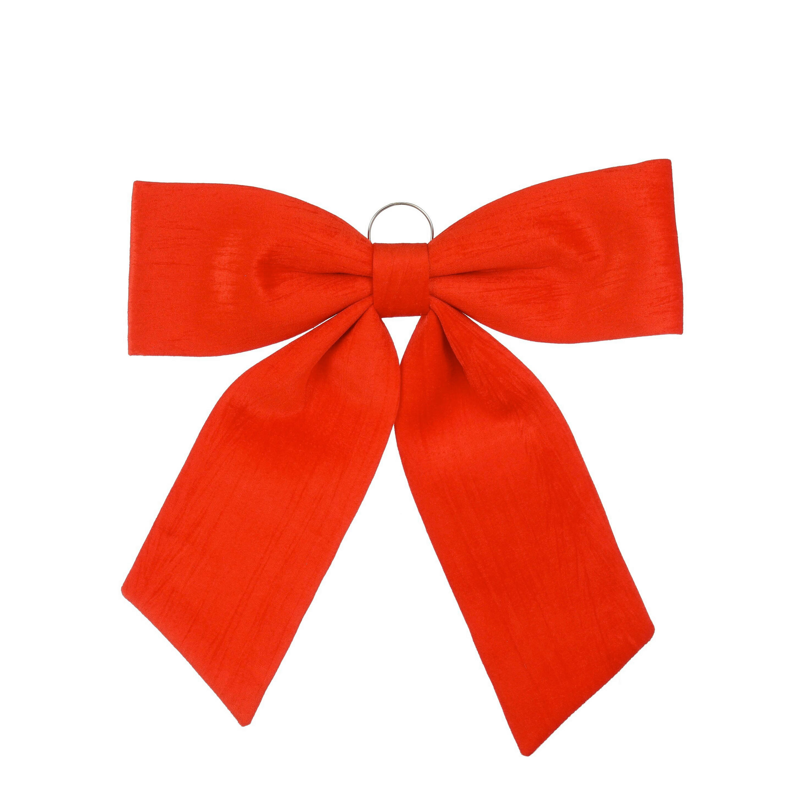 OBESEK ZA BOŽIČNO JELKO - rdeča, Basics, tekstil (57/63/3cm)