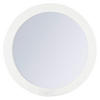 SCHMINKSPIEGEL  - Silberfarben, Basics, Glas/Kunststoff (16,5/16,5cm) - Sadena