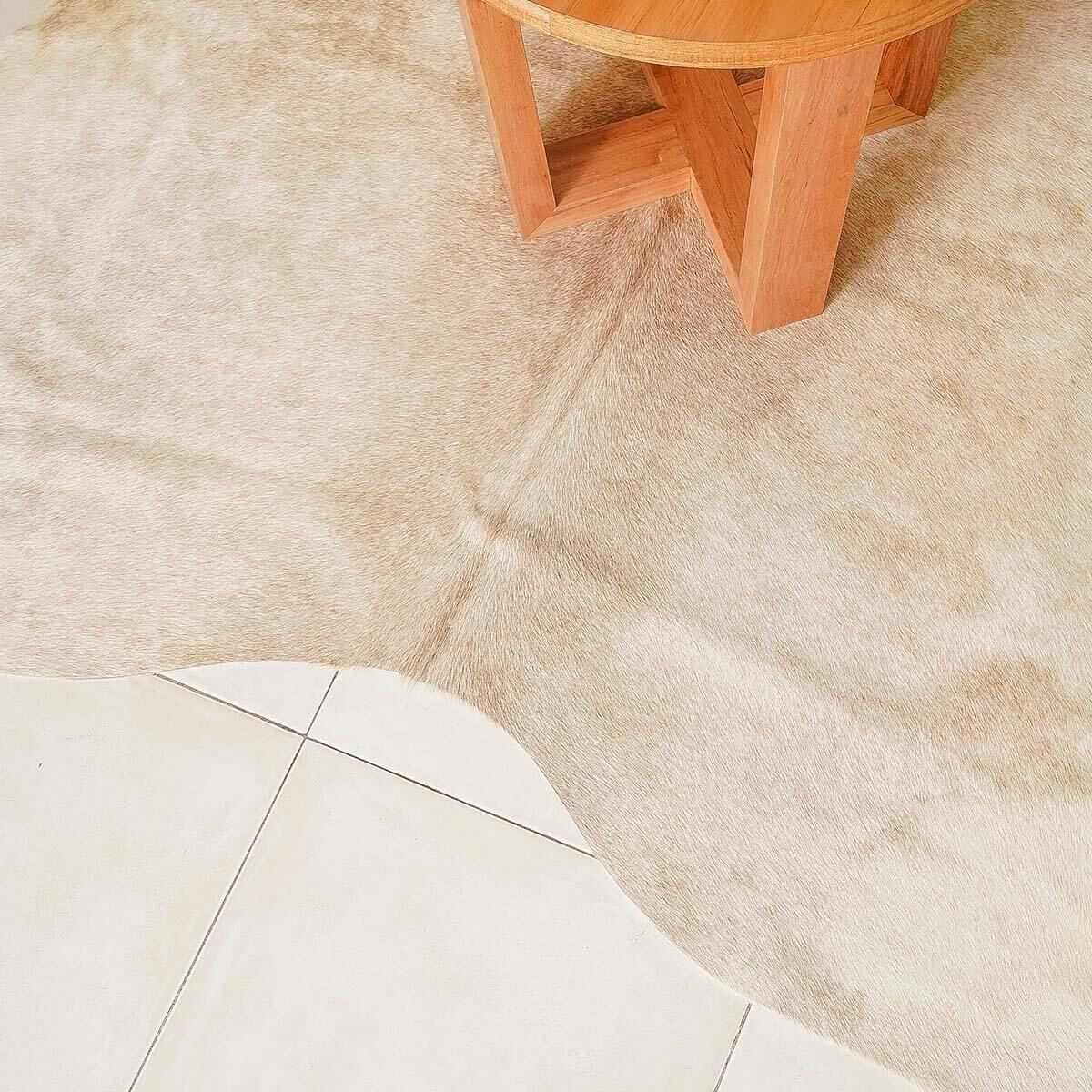 RINDERFELL 165/235 cm Cordoba Beige  - Beige, Natur, Leder/Fell (165/235cm) - Linea Natura