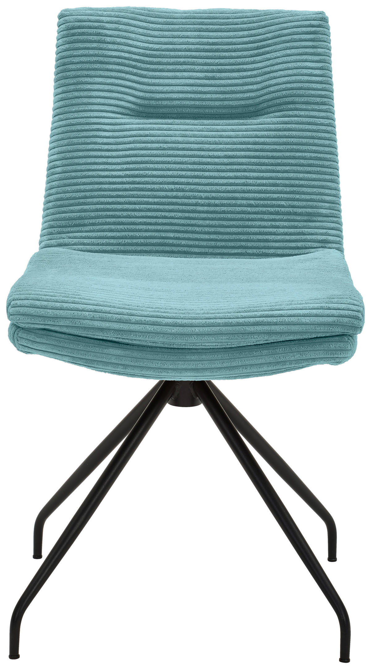 STUHL - Petrol/Schwarz, Design, Textil/Metall (50/85/64cm) - Musterring