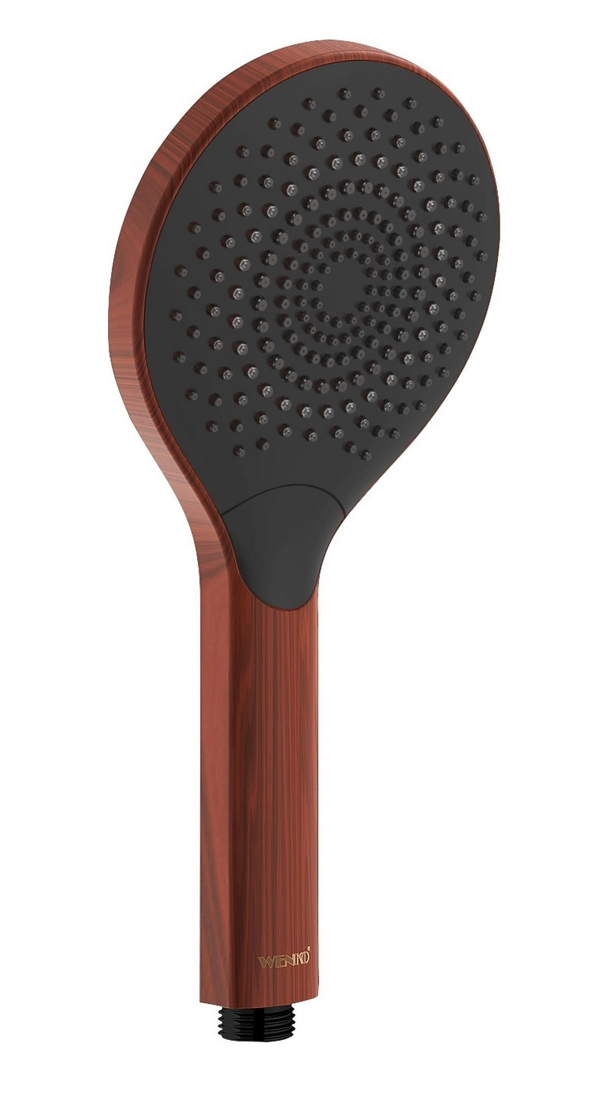 DUSCHKOPF   - Schwarz/Braun, Basics, Kunststoff (12cm) - Wenko