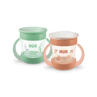 TRINKBECHER NUK First Choice Learner Cup Mini Magic 150ml 150 ml  - Koralle/Salbeigrün, Basics, Kunststoff (150ml) - NUK