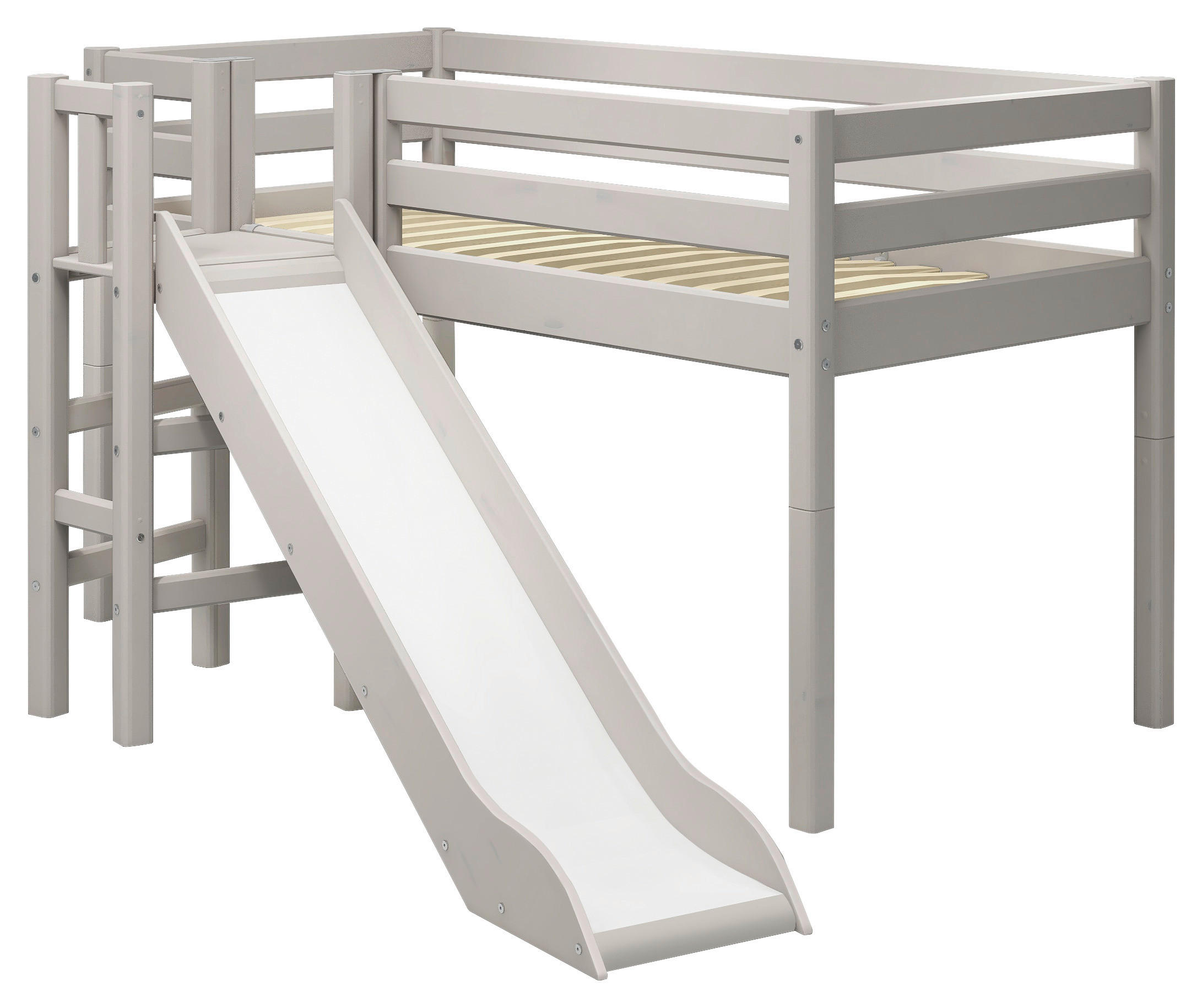 SPIELBETT Kiefer Schichtholz 90/200 cm Grau  - Grau, Basics, Holz (90/200cm) - Flexa