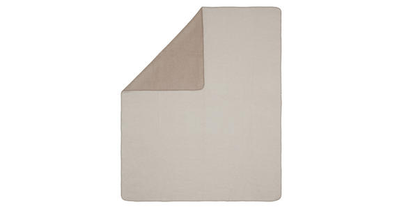 WOHNDECKE 150/200 cm  - Taupe/Beige, KONVENTIONELL, Textil (150/200cm) - Novel