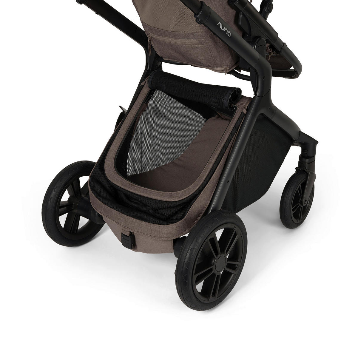 KINDERWAGEN DEMI icon  - Beigebraun/Schwarz, Basics, Metall (63/120/81cm) - Nuna