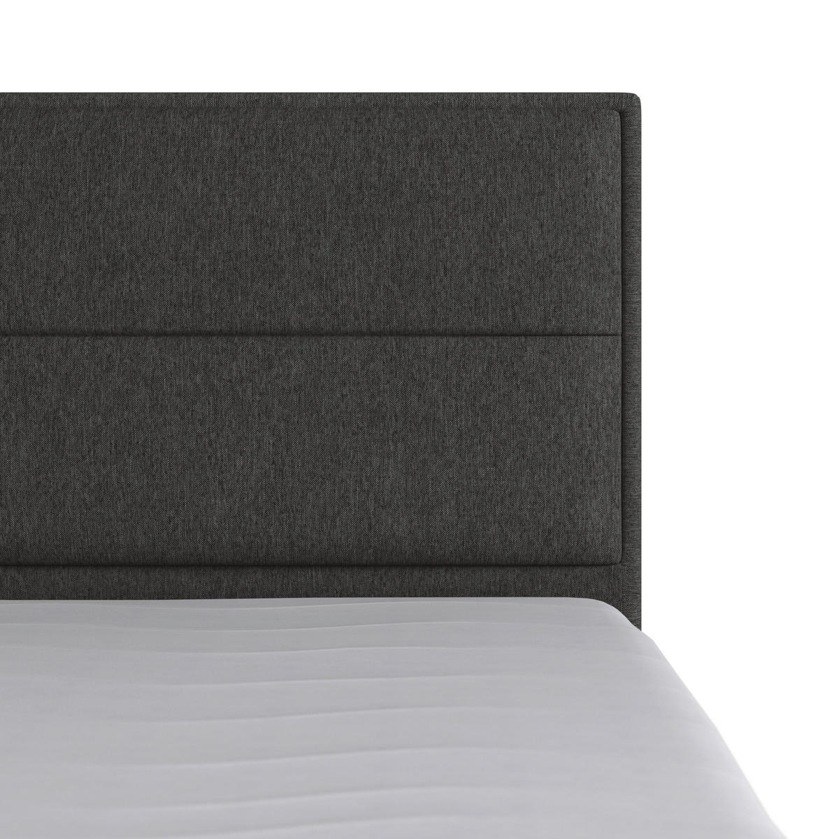 BOXSPRINGBETT 180/200 cm  in Anthrazit  - Anthrazit, Modern, Holz/Kunststoff (180/200cm) - MID.YOU