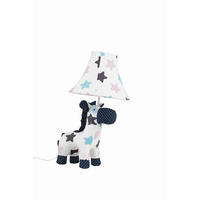 LED-KINDERTISCHLEUCHTE Finn das Pferd 26/30/47 cm  - Türkis/Multicolor, LIFESTYLE, Textil/Metall (26/30/47cm) - Happy Lamps