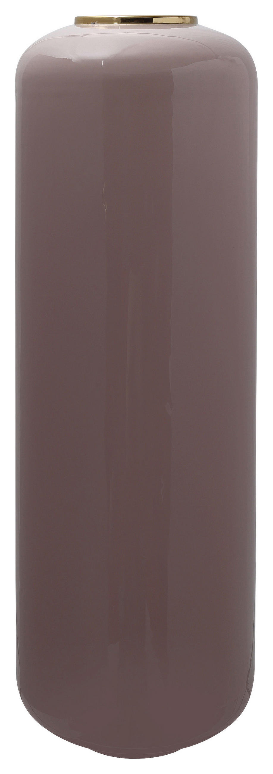 BODENVASE 91 cm  - Goldfarben/Altrosa, Trend, Metall (30/91cm) - Kayoom