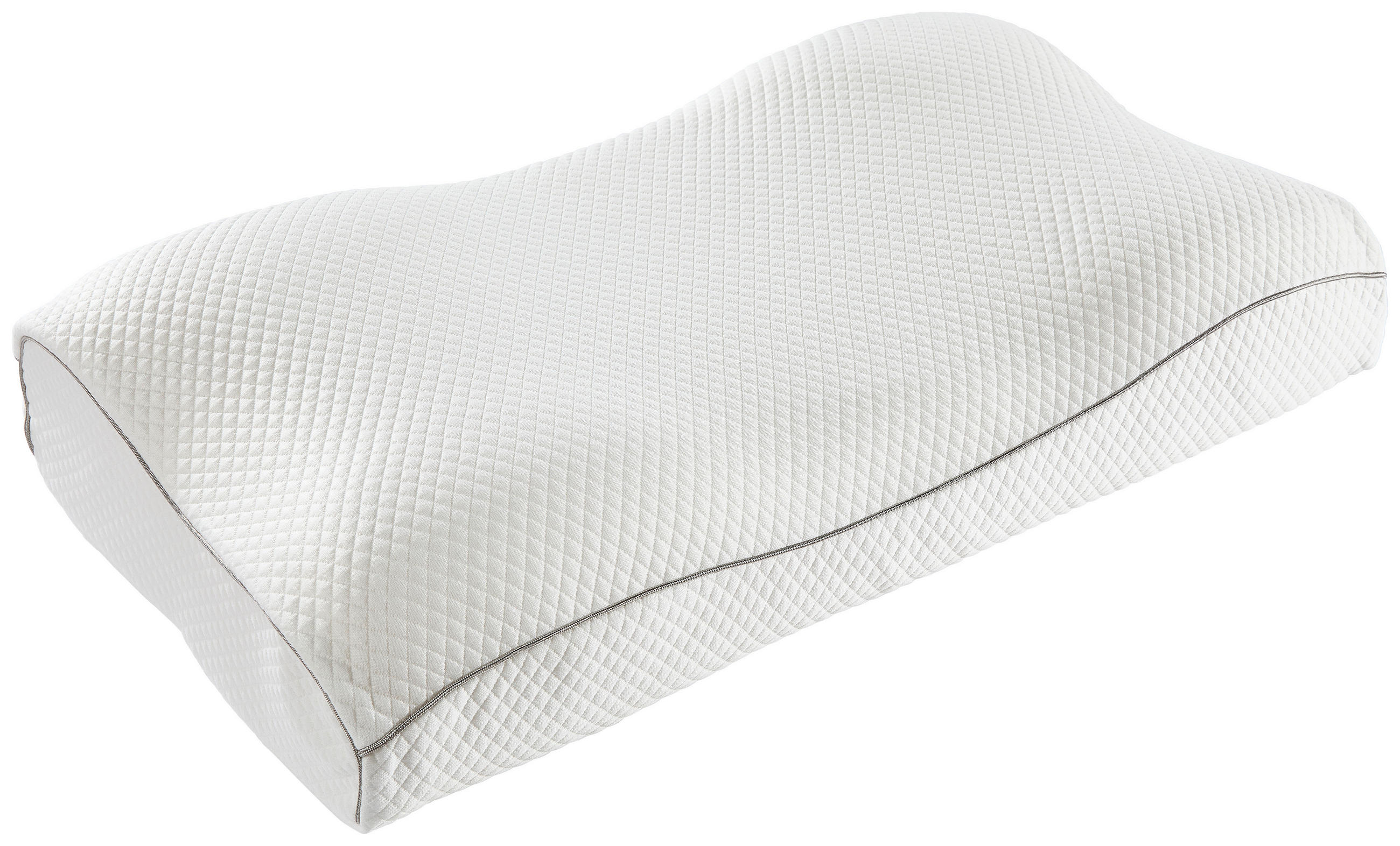 NACKENSTÜTZKISSEN  - Weiß, Textil (59/35/12cm) - Sleeptex