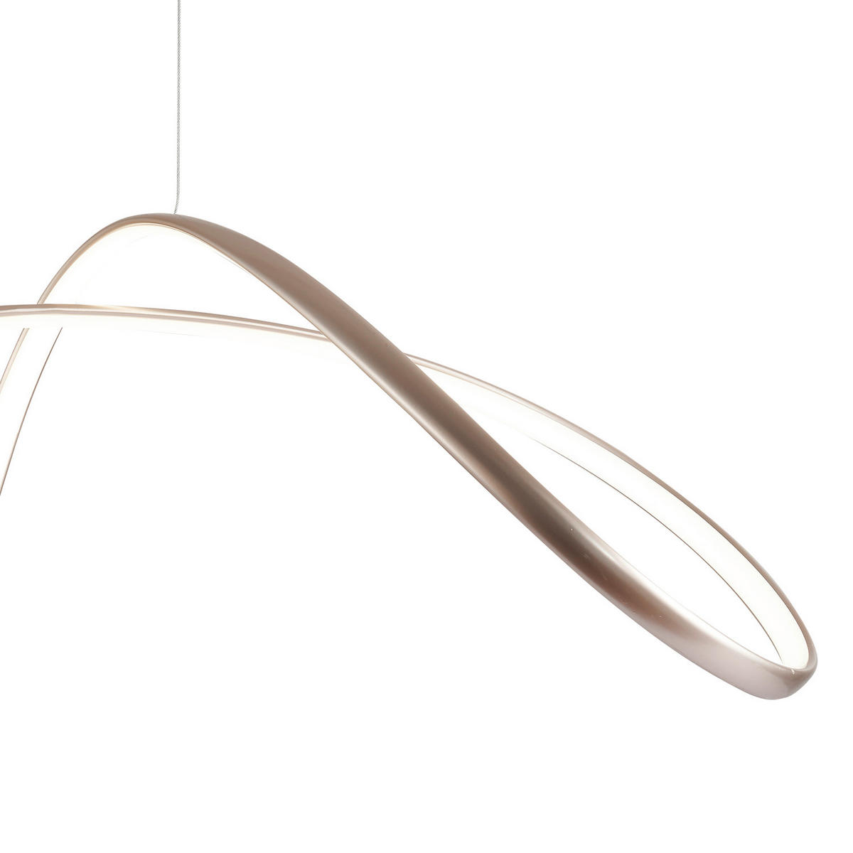 LED-HÄNGELEUCHTE 92/29/120 cm   - Silberfarben, Design, Metall (92/29/120cm)